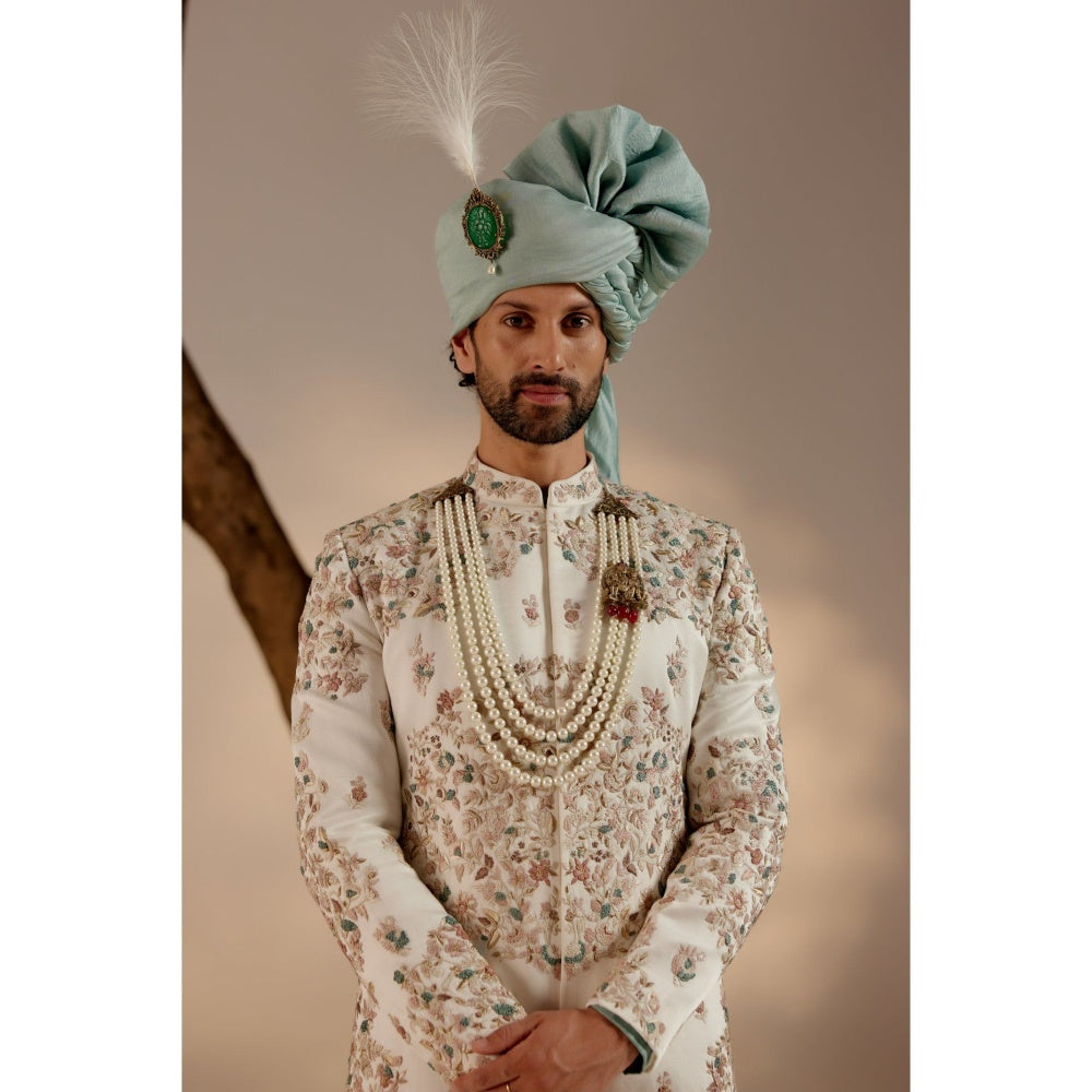Jatin Malik Opaline Sherwani (Set of 3)
