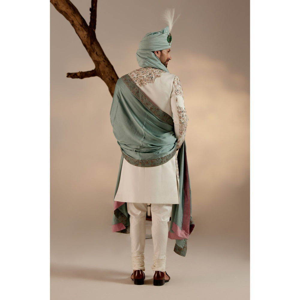 Jatin Malik Opaline Sherwani (Set of 5)