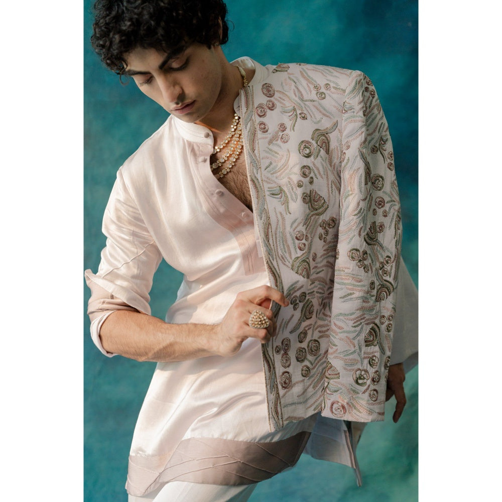 Jatin Malik Springtime Kurta with Trouser (Set of 2)