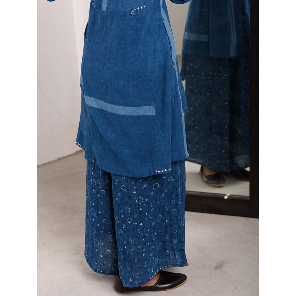 JAYATI GOENKA Blue Printed Pants