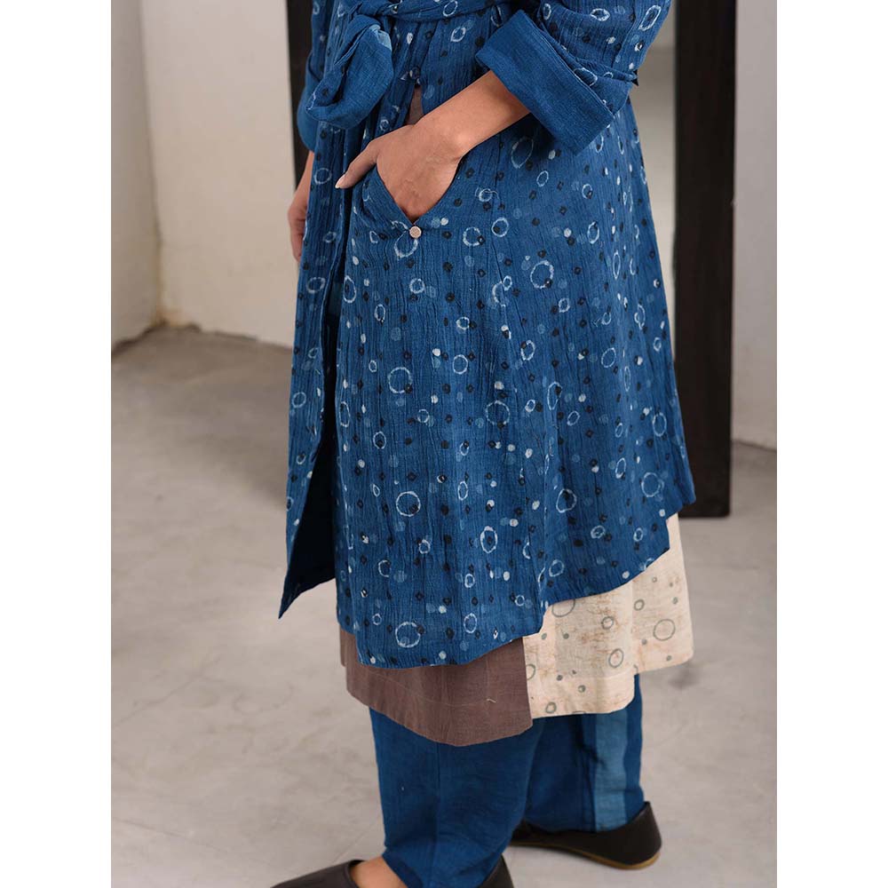 JAYATI GOENKA Indigo Solid Pants