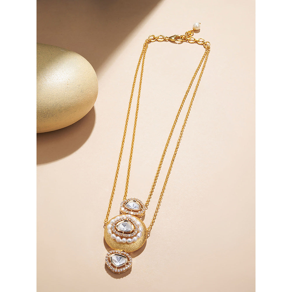 Joules By Radhika White Exquisite Pearl Necklace