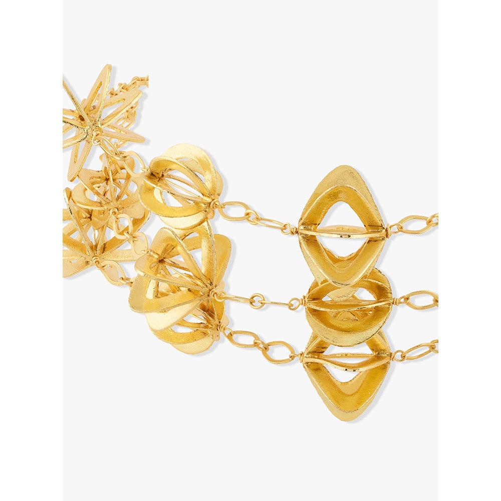 Joules By Radhika Zyra Gold Choker Necklace