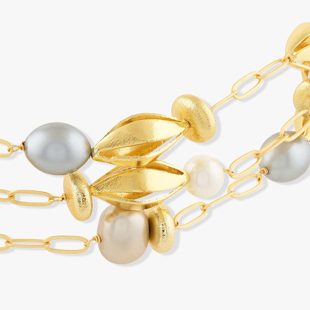 Joules By Radhika Mireya Gold Plated Multi-Color Choker Necklace