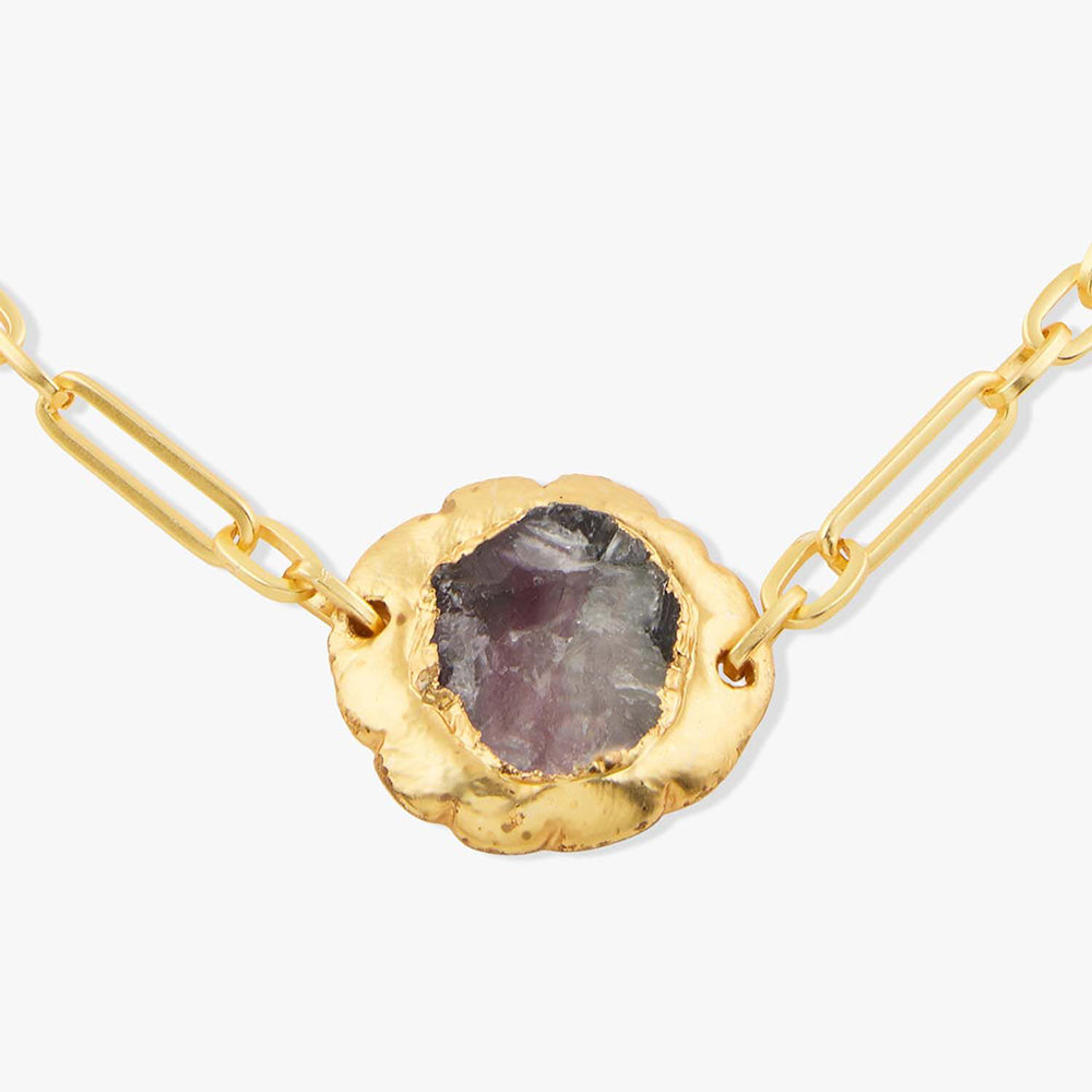 Joules By Radhika Arvella Gold Plated Stone Studded Necklace