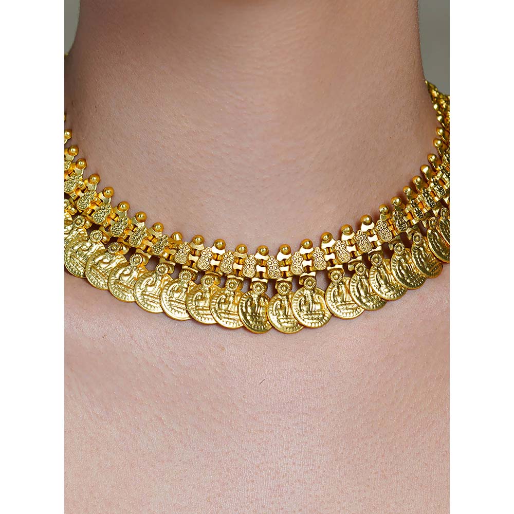Joules By Radhika Gold Contour Necklace