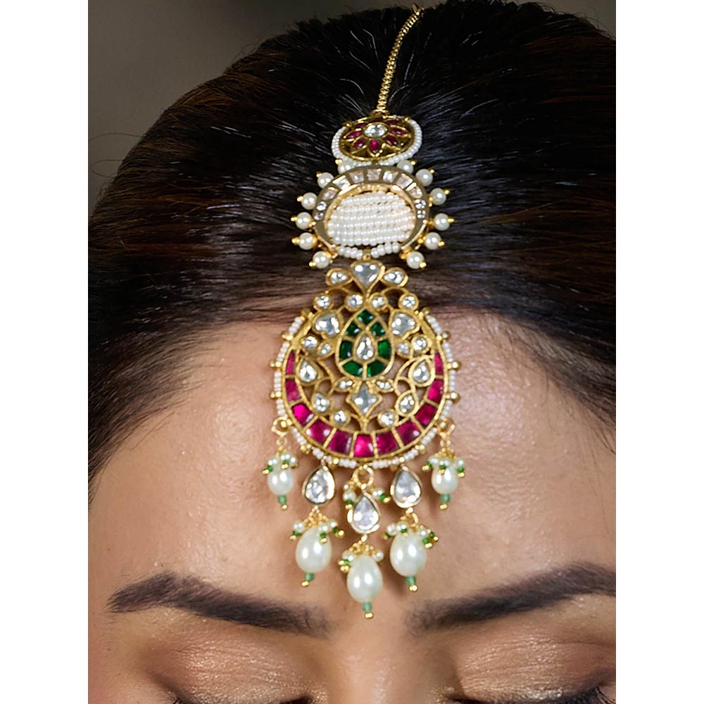 Joules By Radhika Multi-Color Regal Radiance Maang Tikka