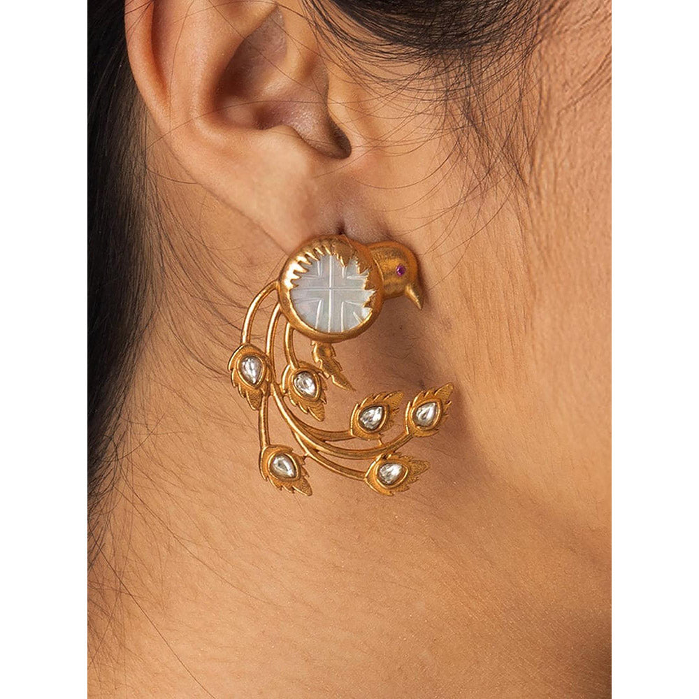 Joules By Radhika Round Cluster Drop Earrings