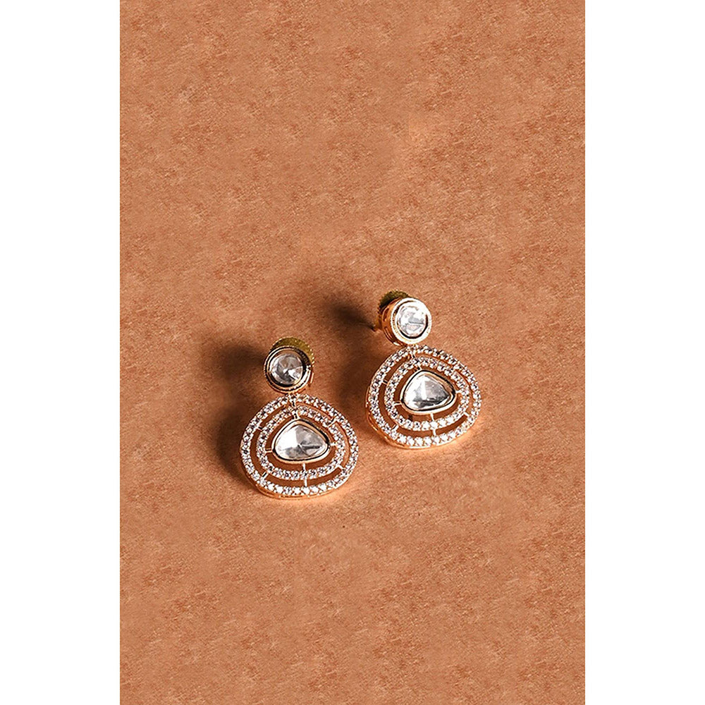 Joules By Radhika Kundan Charm stone Earrings