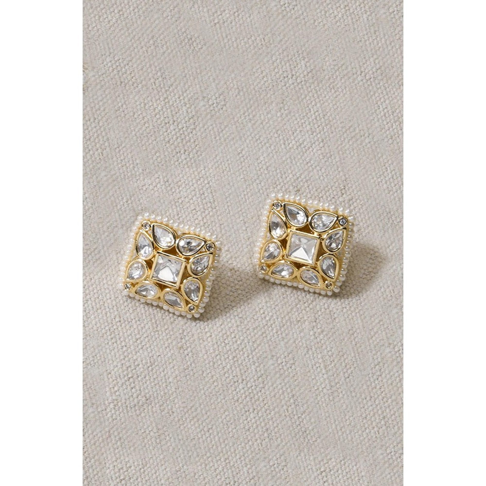 Joules By Radhika Kundan Keshi Earrings