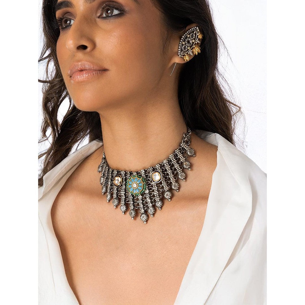 Joules By Radhika Traditional Ornate Choker Necklace