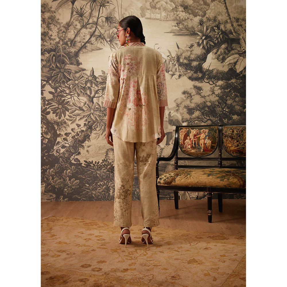 KALISTA Beige Olivia Co Ord (Set of 2)