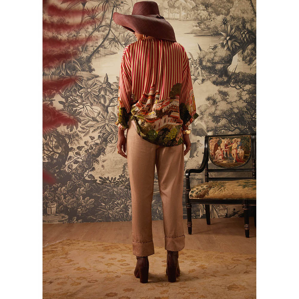 KALISTA Red Aubrey Tunic