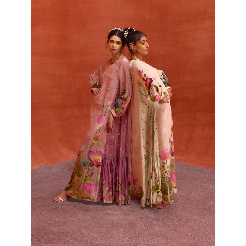 KALISTA Beige Naira Jalabiya Dress
