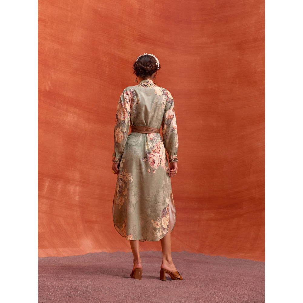 KALISTA Green Tiffiny Dress