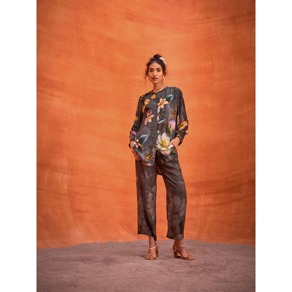 KALISTA Space Grey Carly Co-Ord (Set of 2)