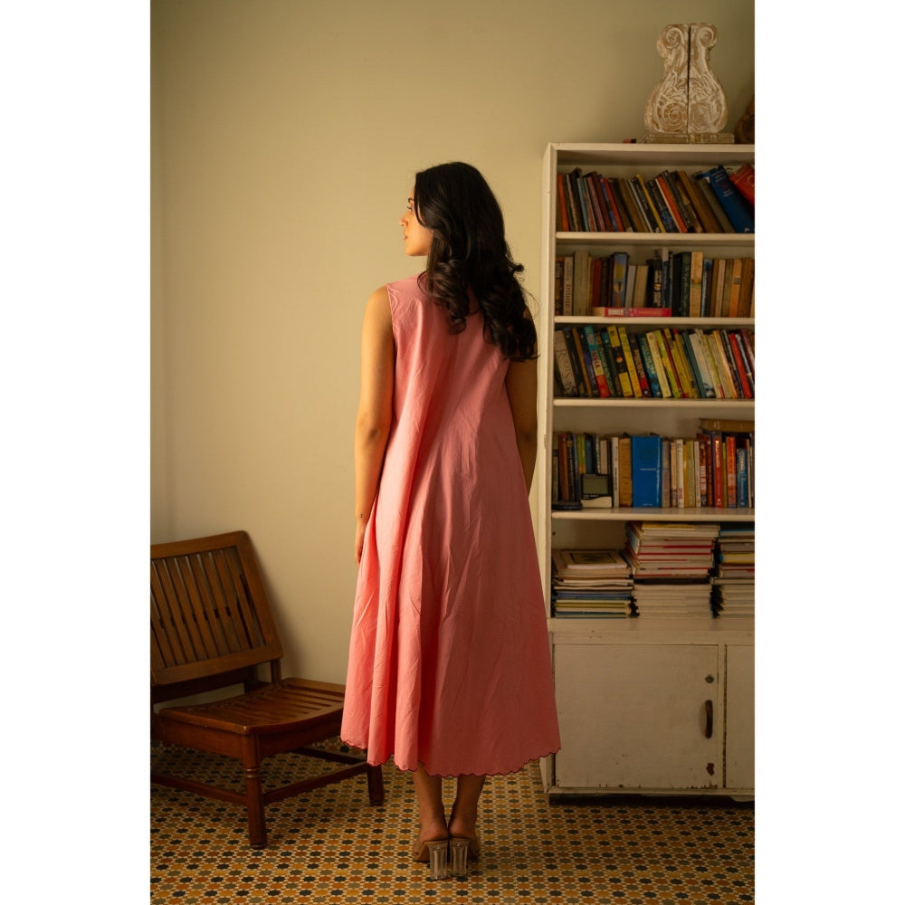 KAVANA Peach Ruhi Dress