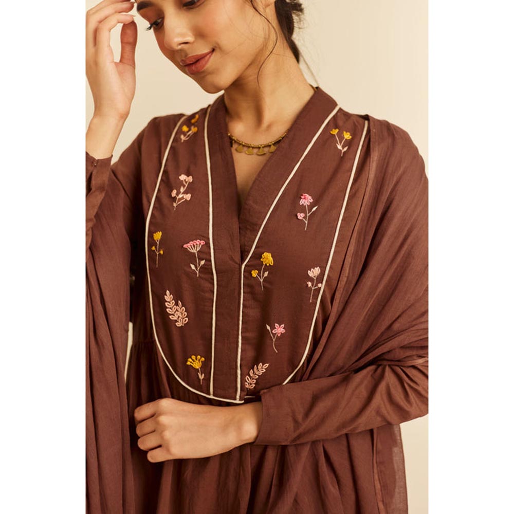 KAVANA Avni Brown Dupatta