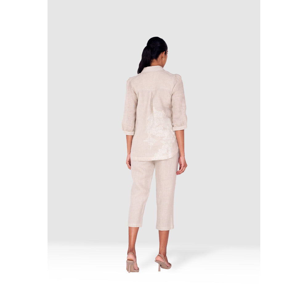 Kaveri Nude Pindrop Co-Ord (Set of 2)