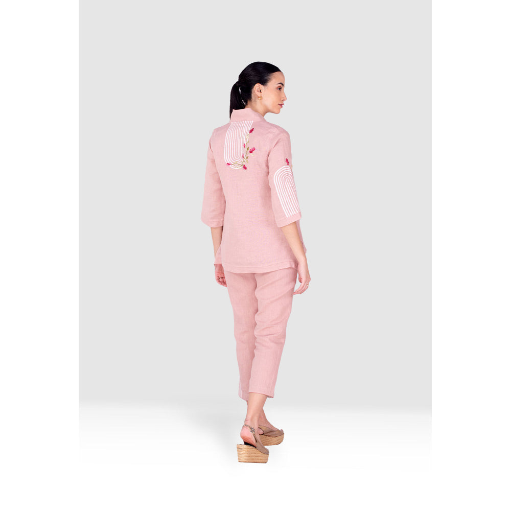 Kaveri Pink Arch Maze Talia Co-Ord (Set of 2)