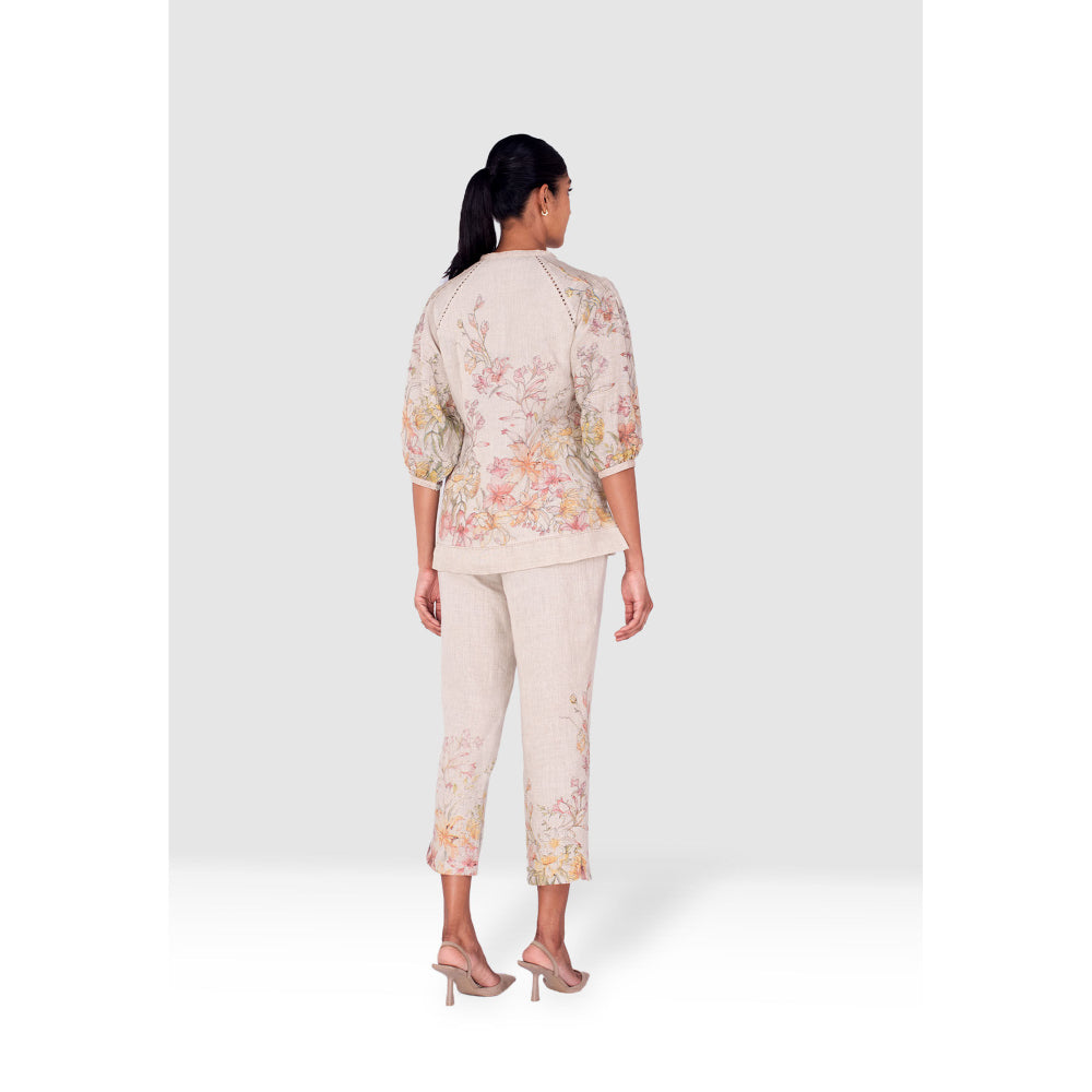 Kaveri Pink Candy Blossom Kismet Co-Ord (Set of 2)