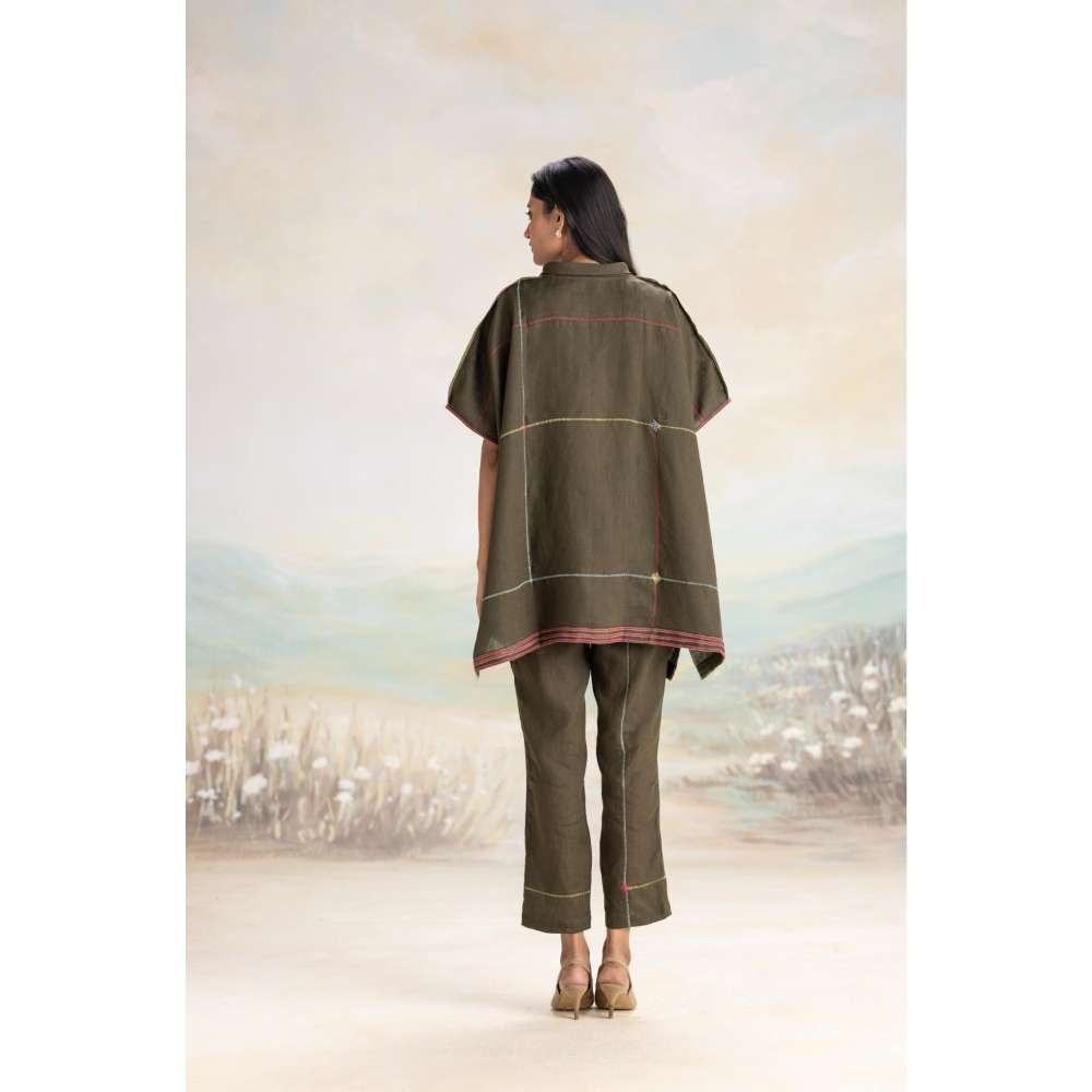 Kaveri Brown Over Lock Square Co-Ord (Set of 2)