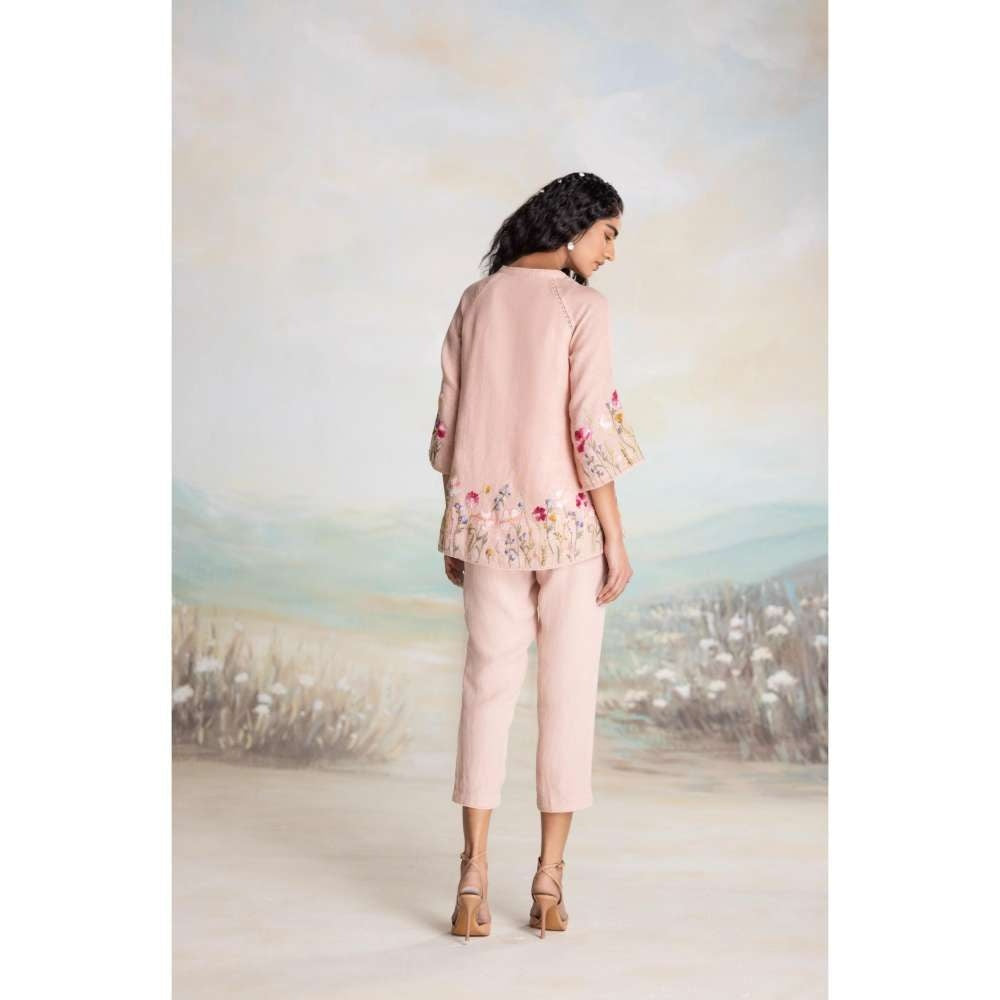 Kaveri Pink Meet Me In The Meadow Co-Ord (Set of 2)