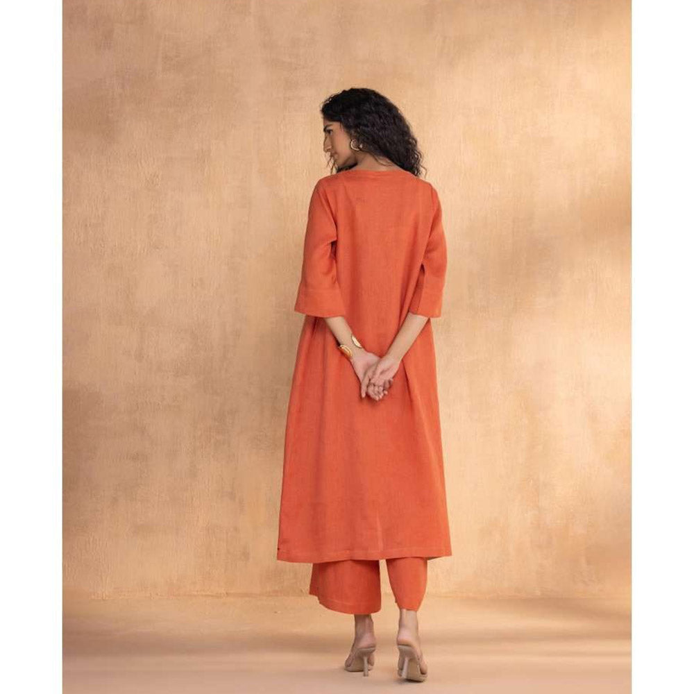 Kaveri Rust Luna Co-Ord (Set of 2)