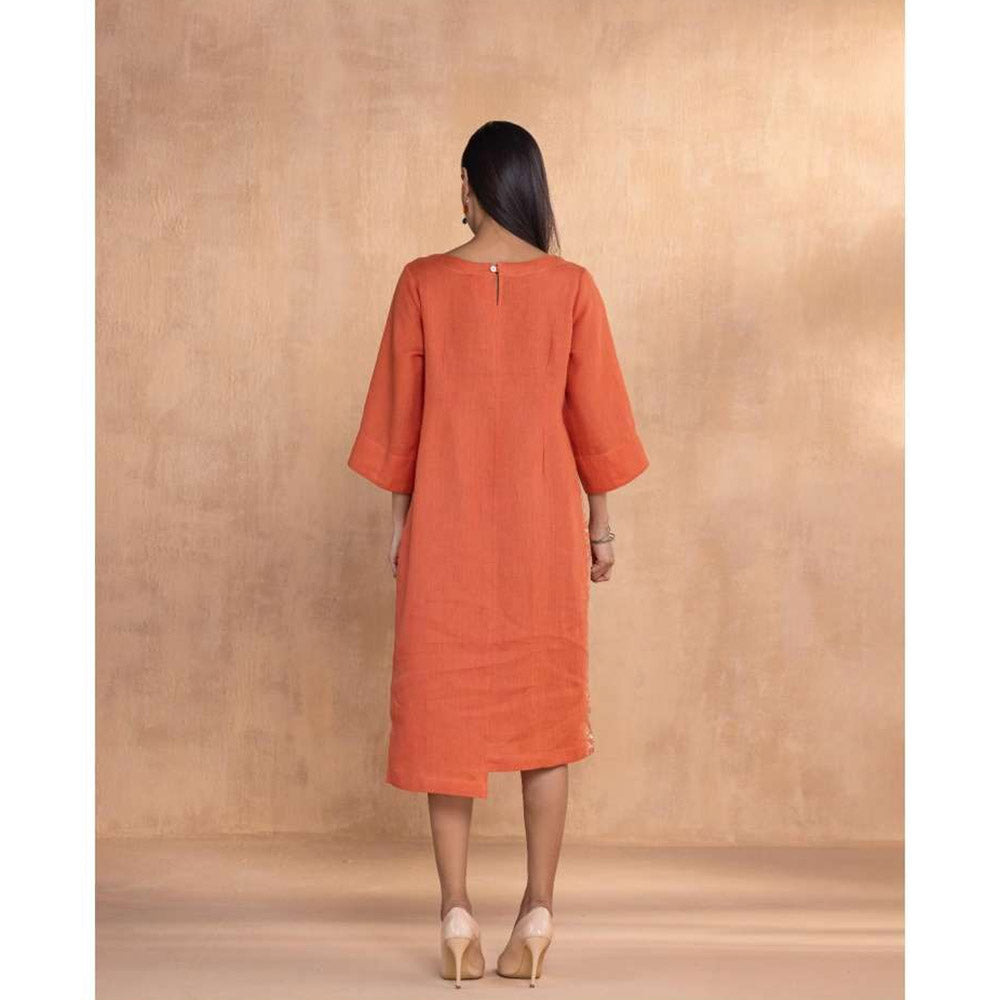 Kaveri Rust Luna Dress