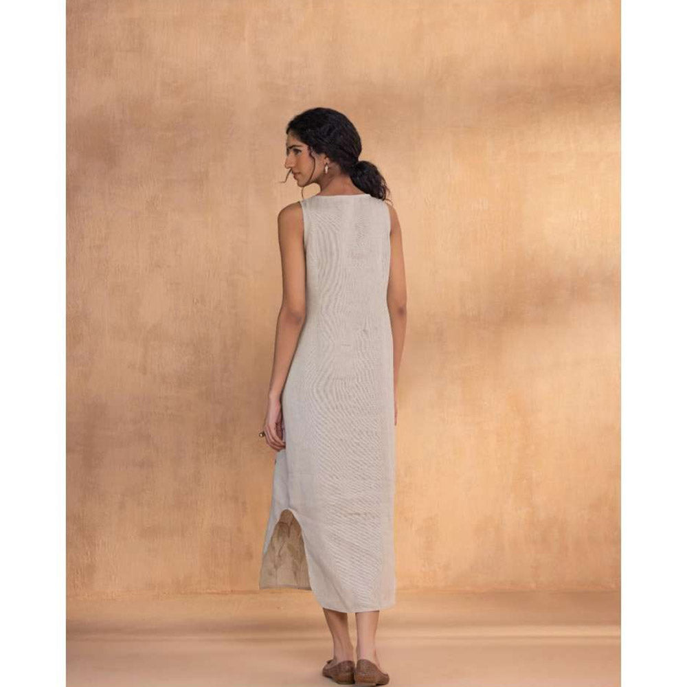 Kaveri Grey Watercolour Roots Dress