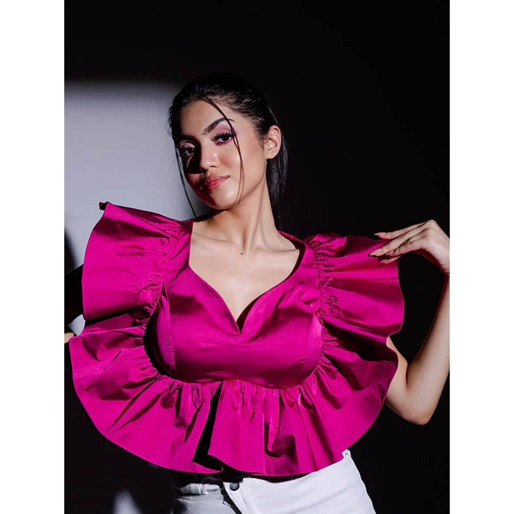 Kayjay by Kritika Jain Diana Crop Top
