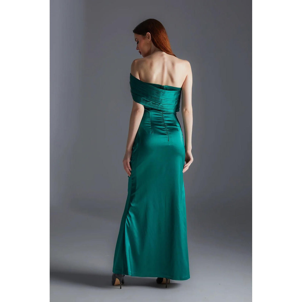 Kayjay by Kritika Jain Cocktails Green Maxi Dress