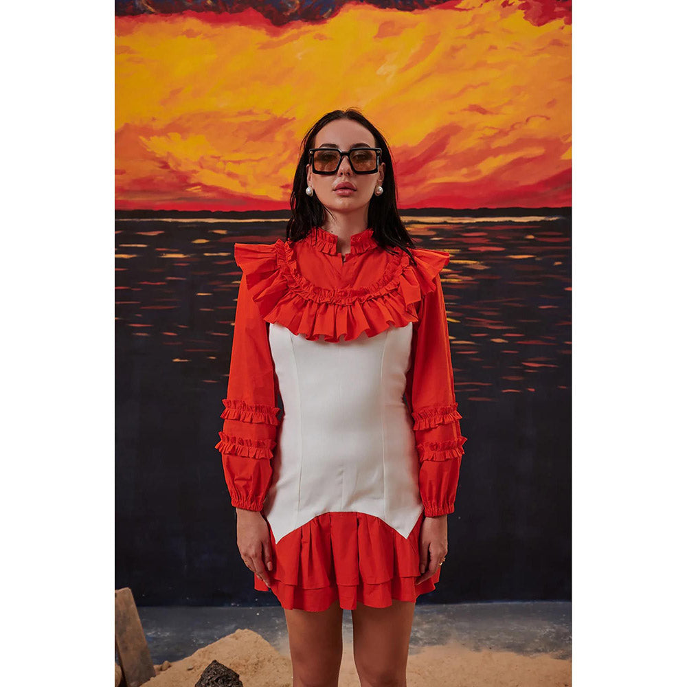 Kayjay by Kritika Jain Chess Multi-Color Mini Dress