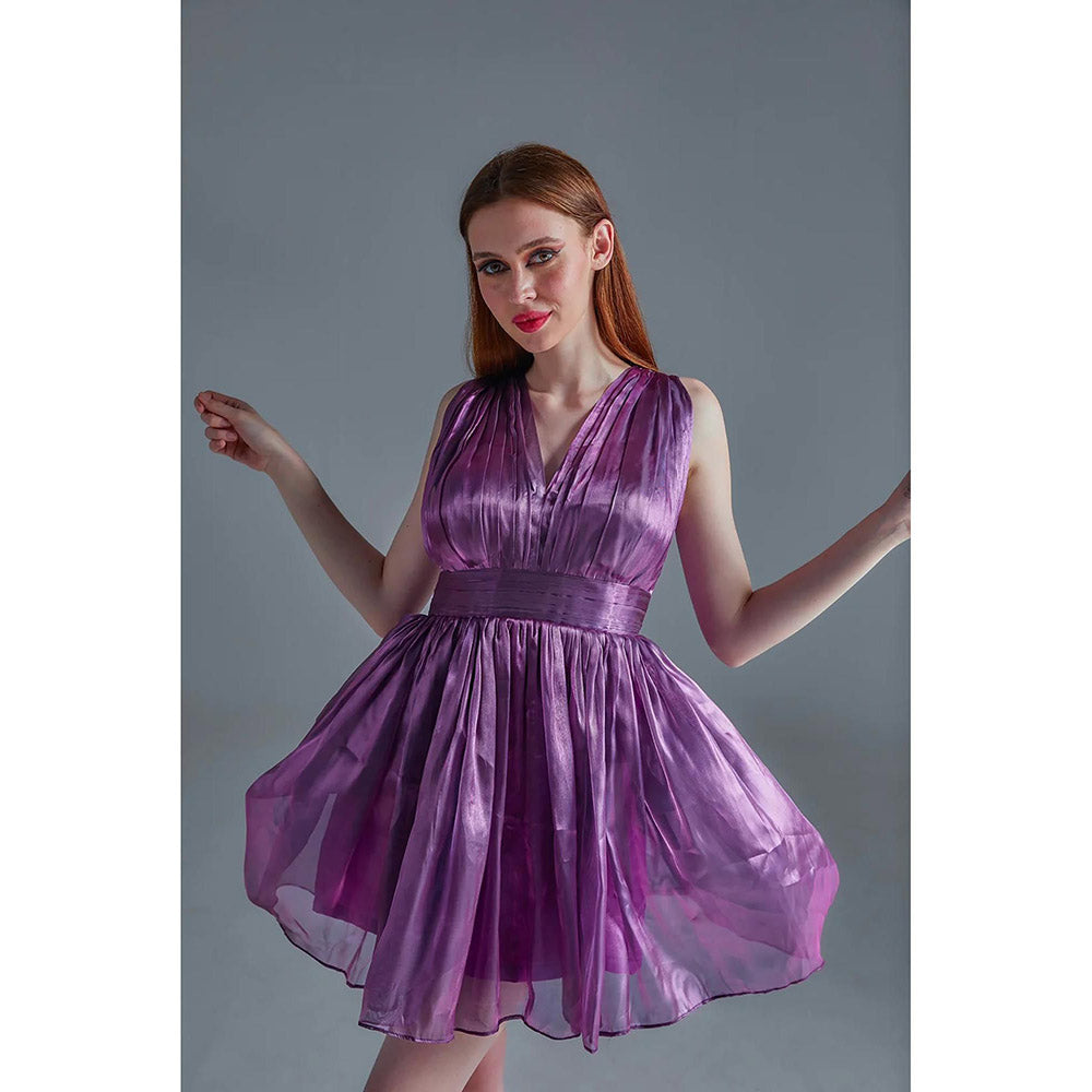 Kayjay by Kritika Jain Dollar Purple Mini Dress