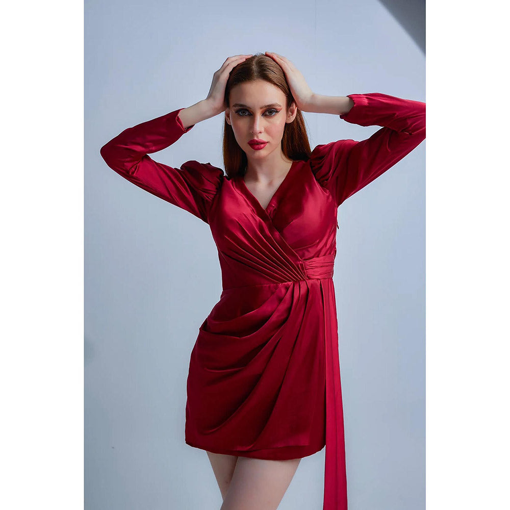 Kayjay by Kritika Jain Khloe Red Mini Dress