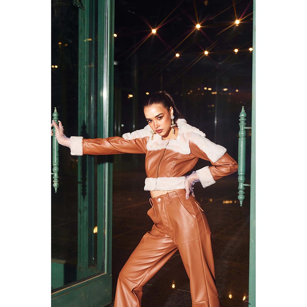Kay Kay BY KKHUSHI SAHAII Madison Tan Co-Ord Set