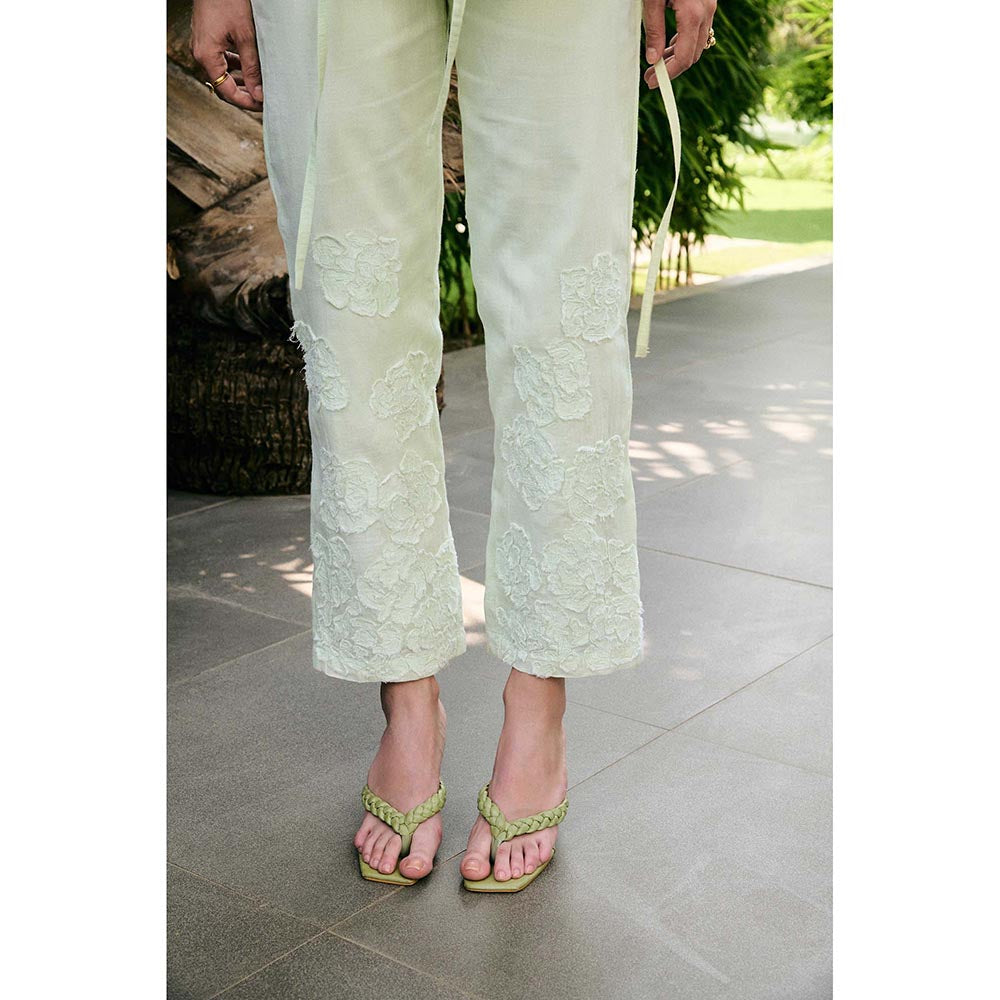Kay Kay BY KKHUSHI SAHAII Iris Green Co-Ord Set