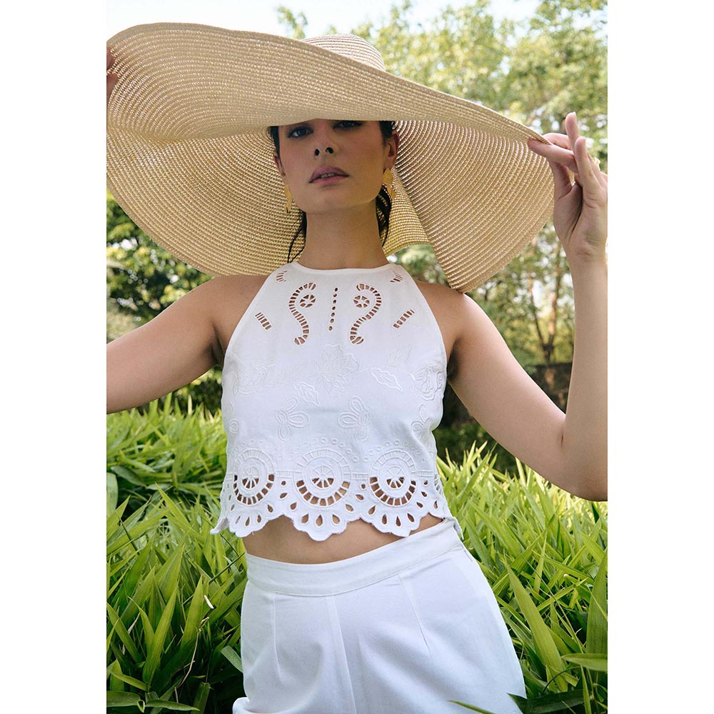 Kay Kay BY KKHUSHI SAHAII Veyra White Co-Ord Set