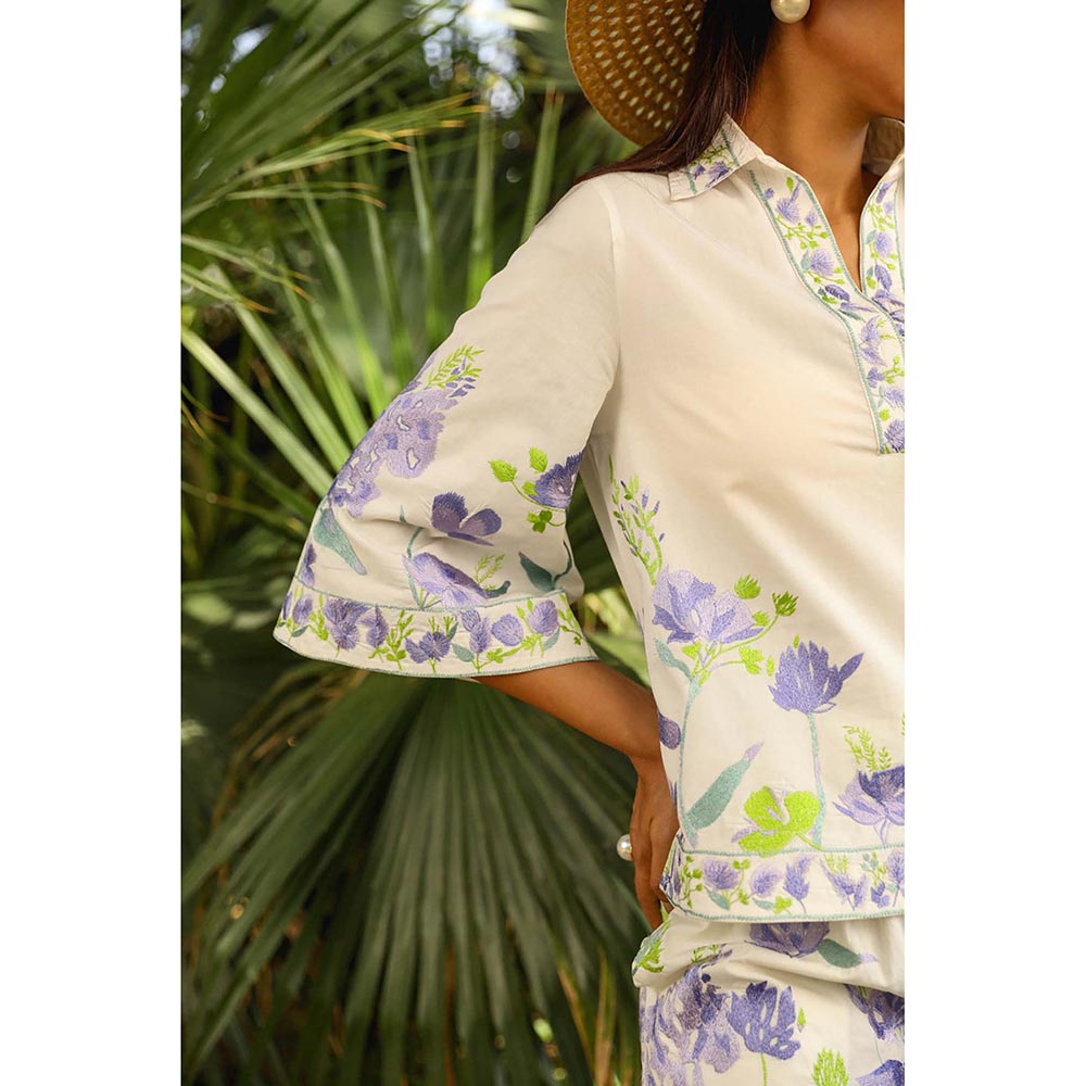 Kay Kay BY KKHUSHI SAHAII Mina White Co-Ord Set