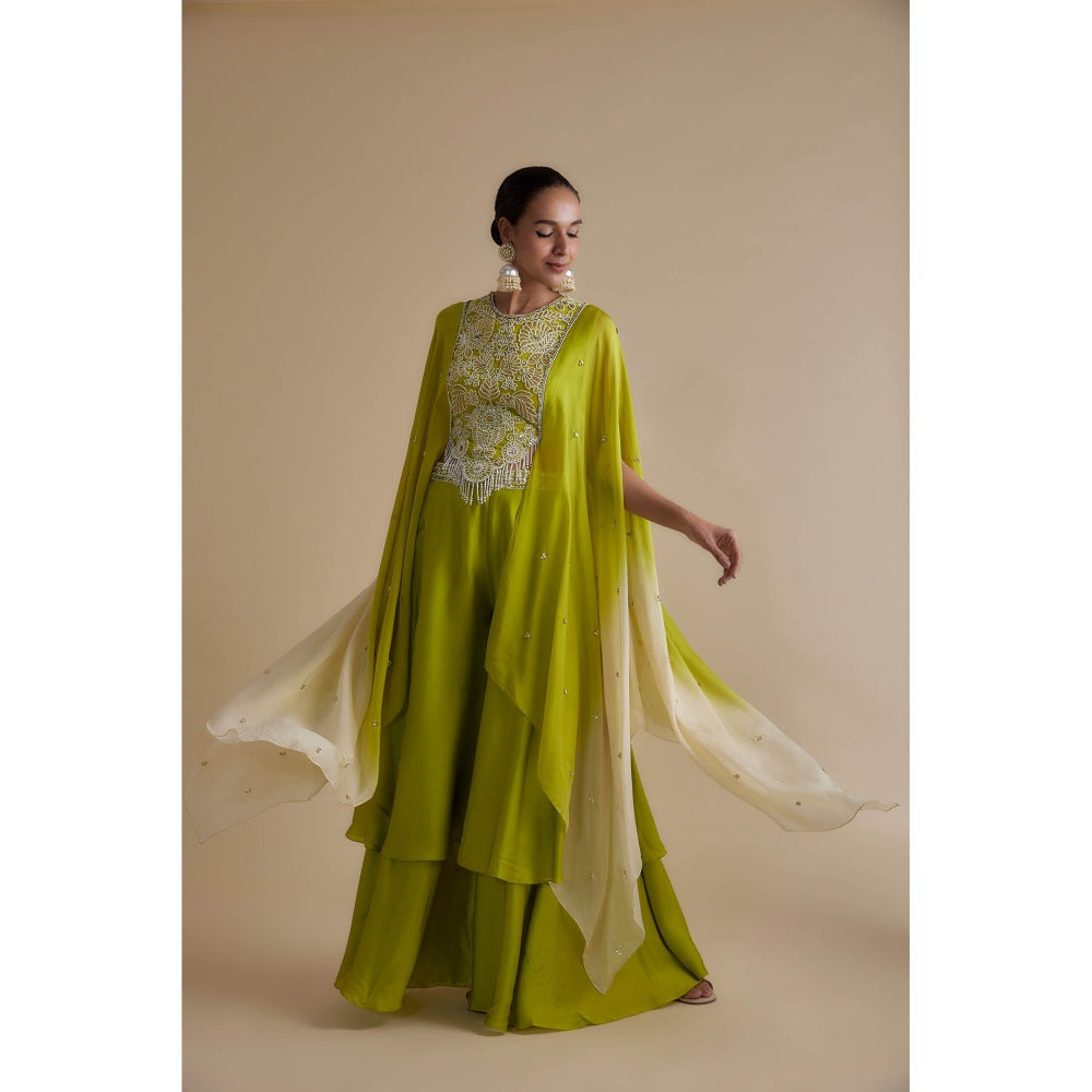 KEITH GOMES Bead Embroidered Cape for Women (Set of 2)