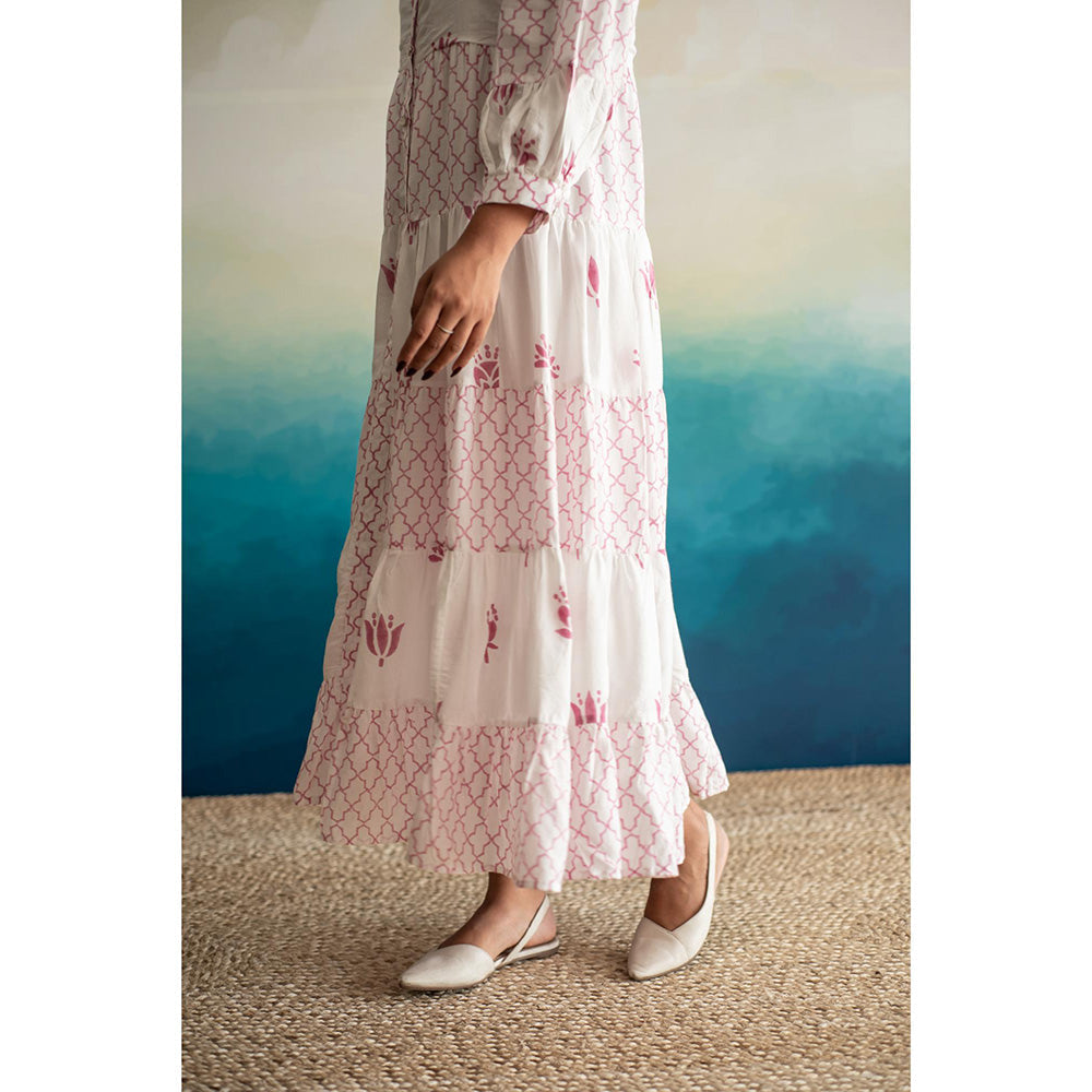 Keva Clothing Daisy - 3/4th Sleeves Tier Dress