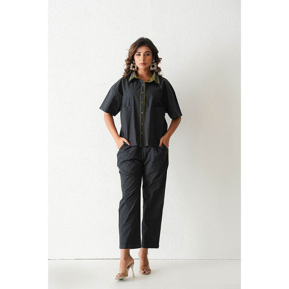 Keva Clothing Mimosa Co-Ord - Black (Set of 2)