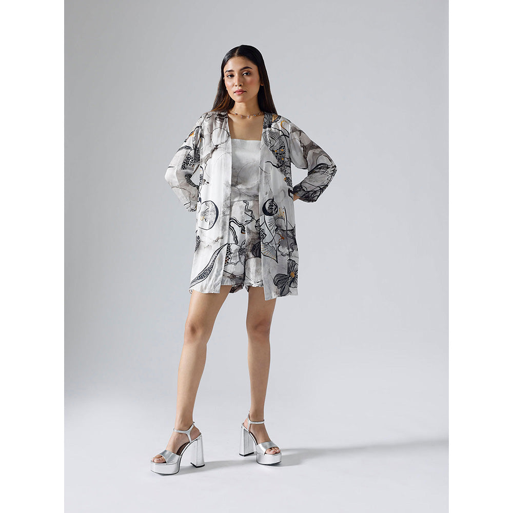 Klad Reflect Monochrome Jacket with Inner and Shorts Belt (Set of 4)