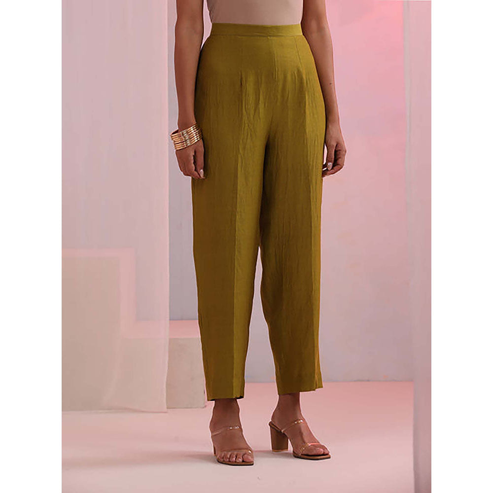 Kudi Pataka Designs Mehndi Kaftan with Pants