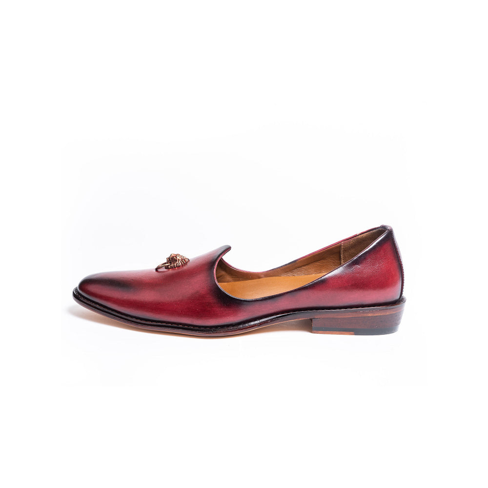 Kavith Sainaani Bordeaux Patina Ornament Jutti