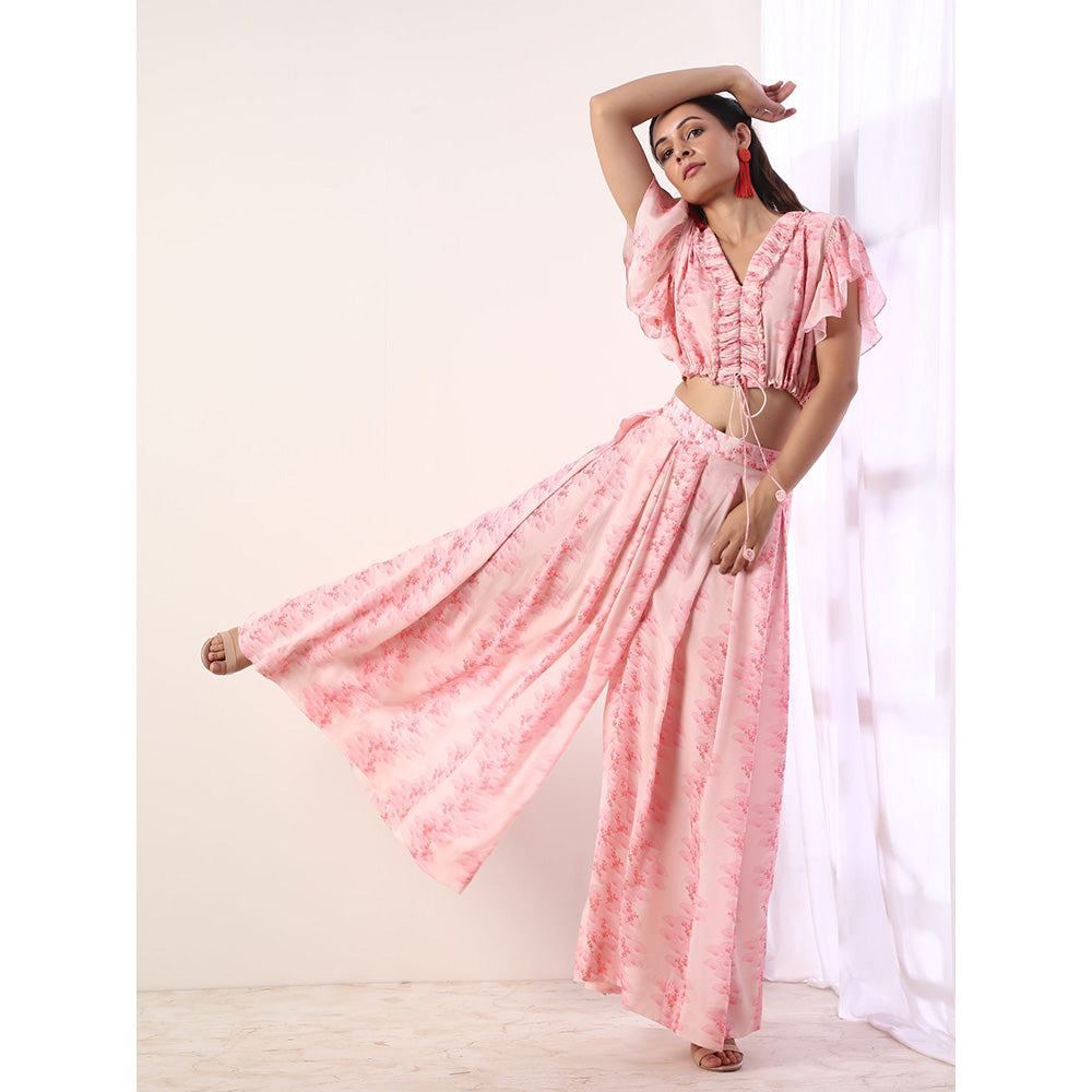 Label Nitika Baby Pink Co-Ord (Set of 2)