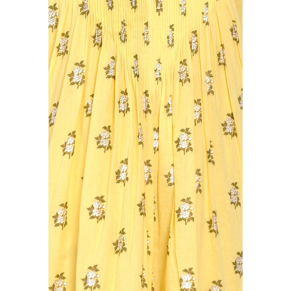 Label Earthen Zoobi Floral Midi Dress