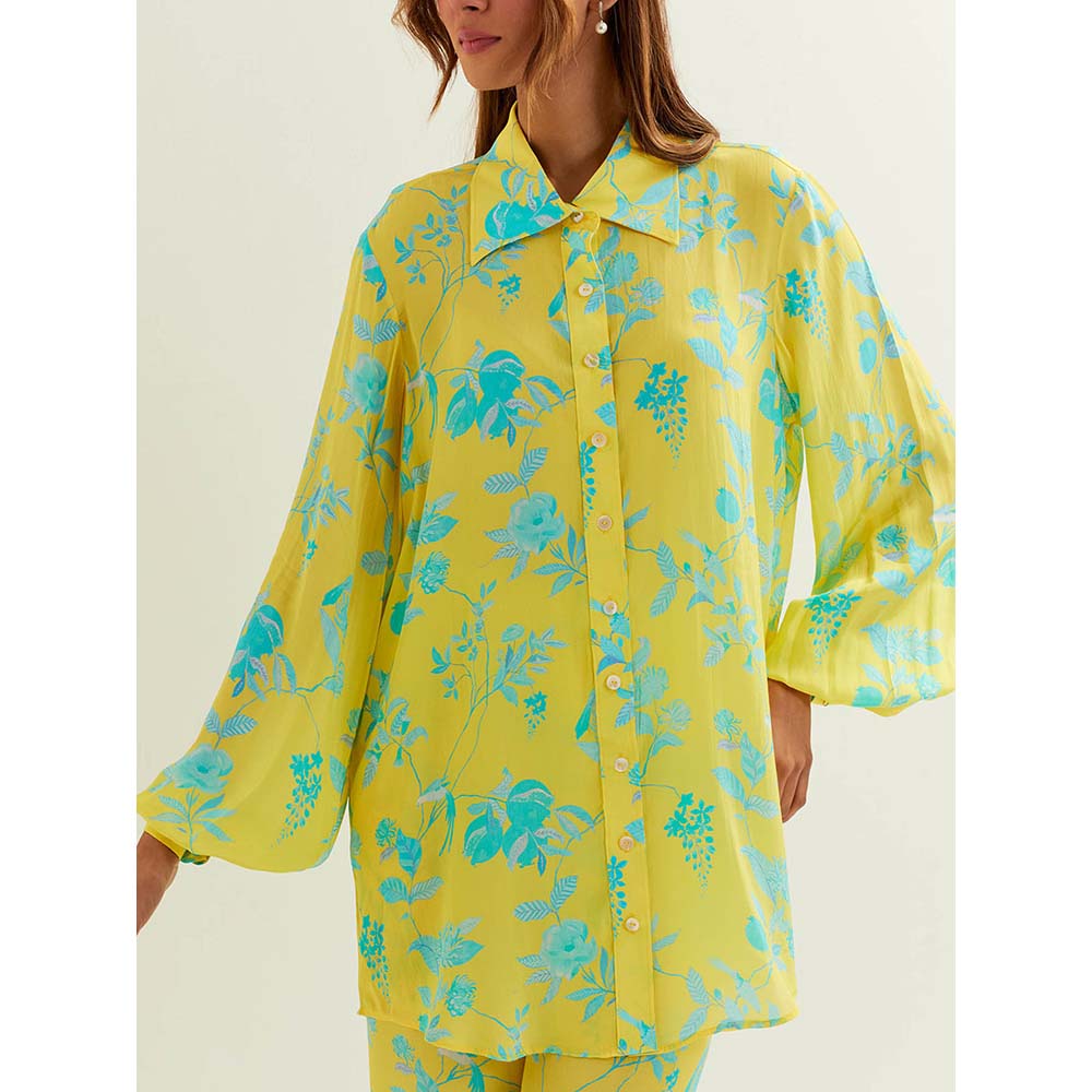 Label Earthen Green Difoda Co-Ord (Set of 2)