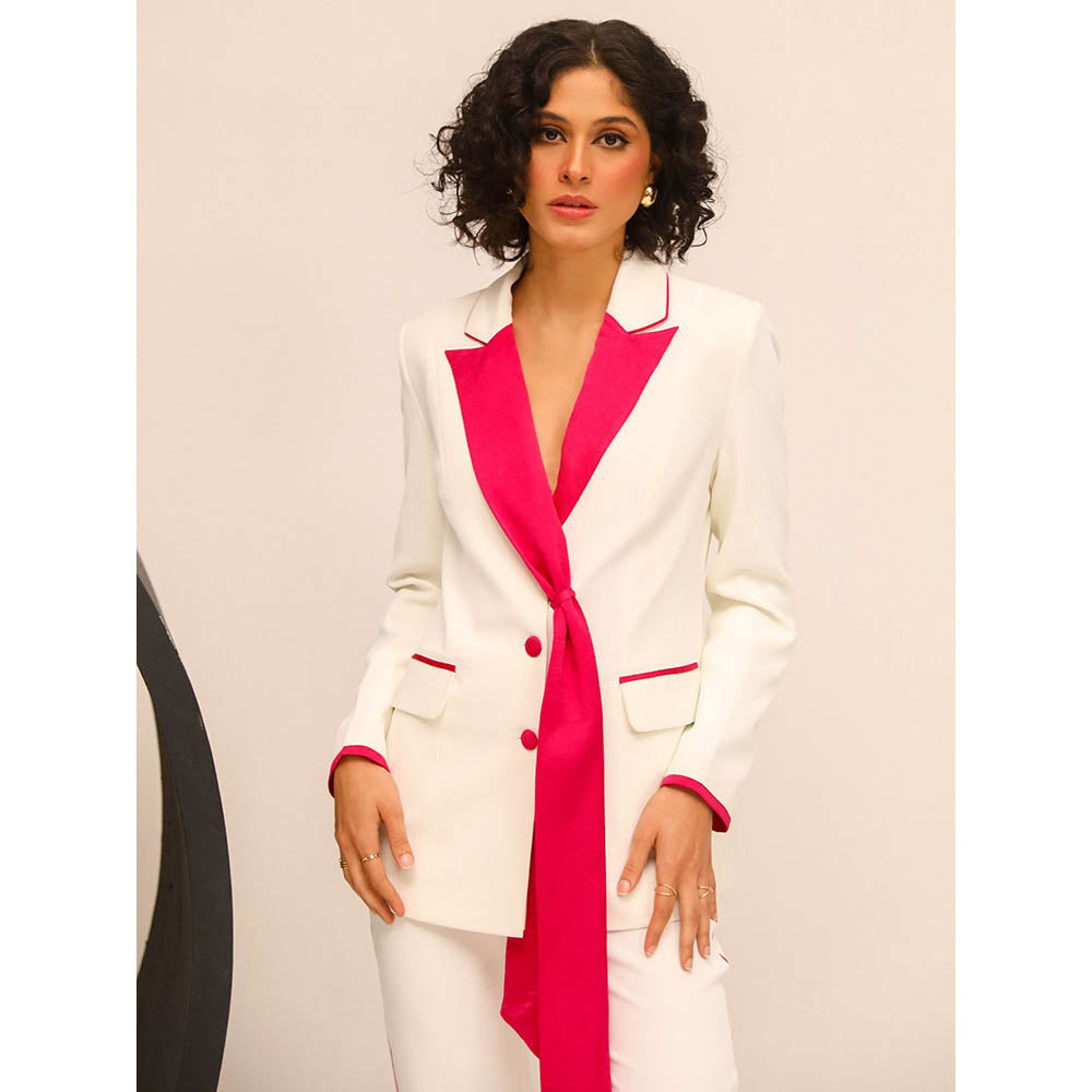 Label Deepika Nagpal Pink Eyana Co-Ord (Set of 2)