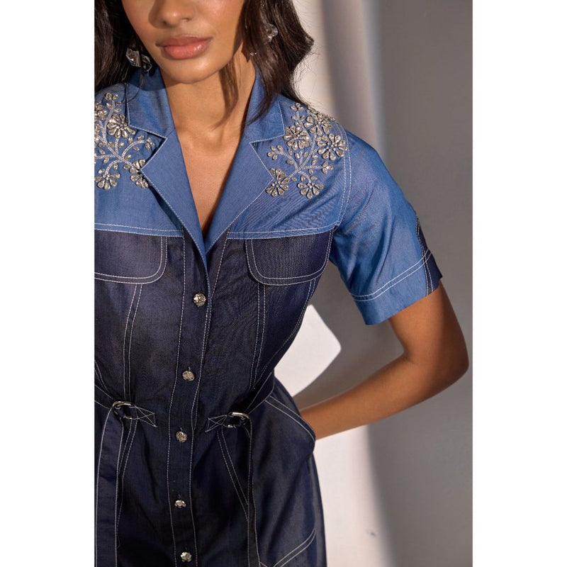 Label Deepika Nagpal Alex Colorblock Dress